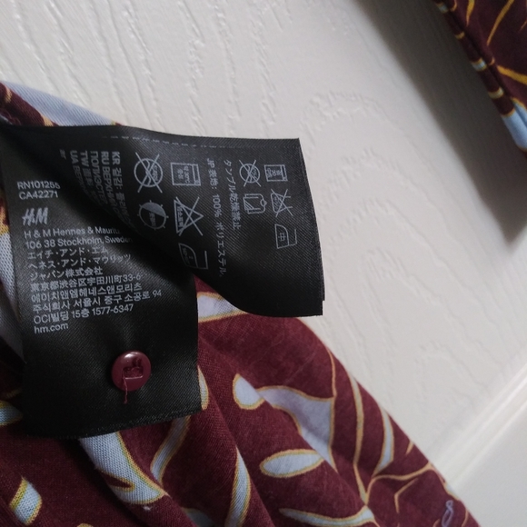 H&M Havana Style Tropical Pattern 3/4 Dress - Picture 6 of 6